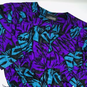 Alexis Fashions Inc Vintage Secretarial Day Dress Fitted Waist Womens Size 8